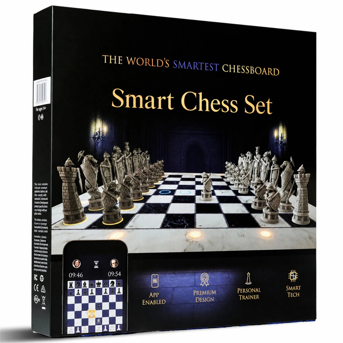 Chess Set Smart Electronic Board Game. Wizards Chess with App