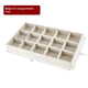 Assiette à goûter beige 15 cm