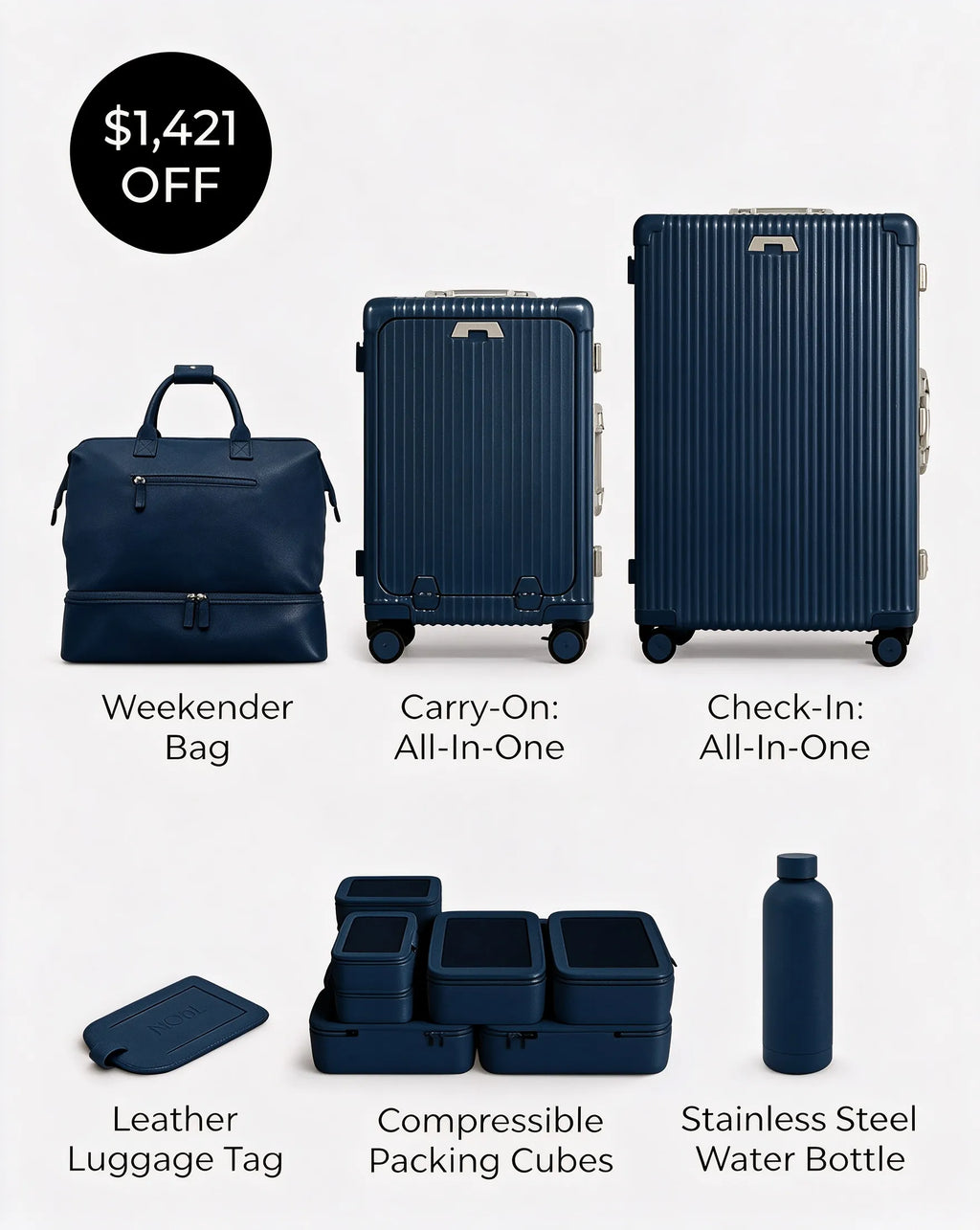 🎉 Vente Anniversaire 🎉 Pack Voyage d'Été 6.0 | Économisez plus avec le set de bagages ultime