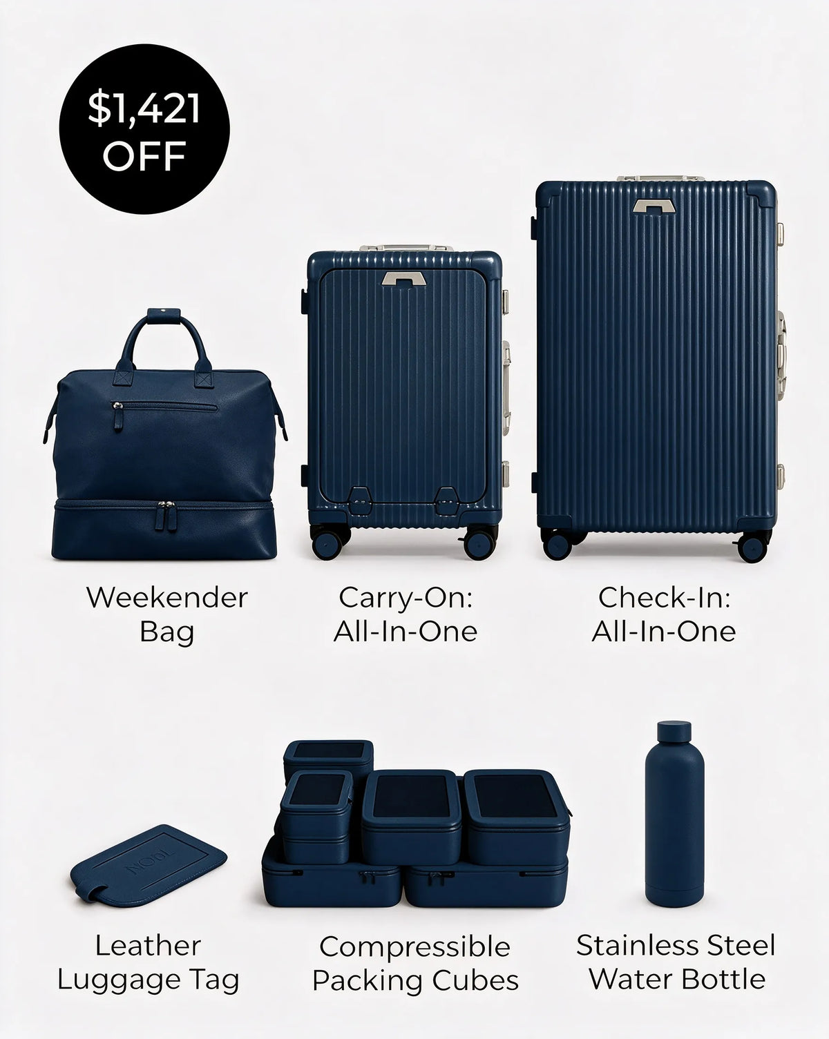 🎉 Vente Anniversaire 🎉 Pack Voyage d'Été 6.0 | Économisez plus avec le set de bagages ultime