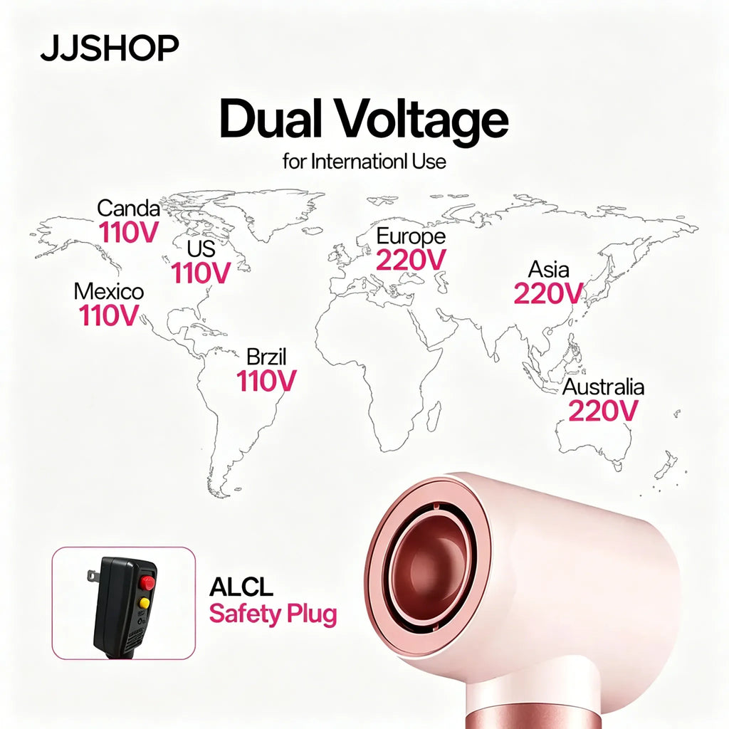 6-in-1 Air-Styler-Set – Ionenföhn, automatischer Lockenstab & Warmluftbürste