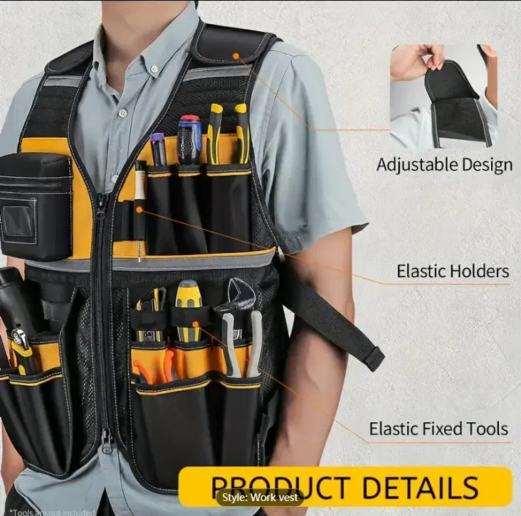 Cadeau gratuit🎁Cadeau exclusif : Gilet d'électricien réfléchissant haute résistance
