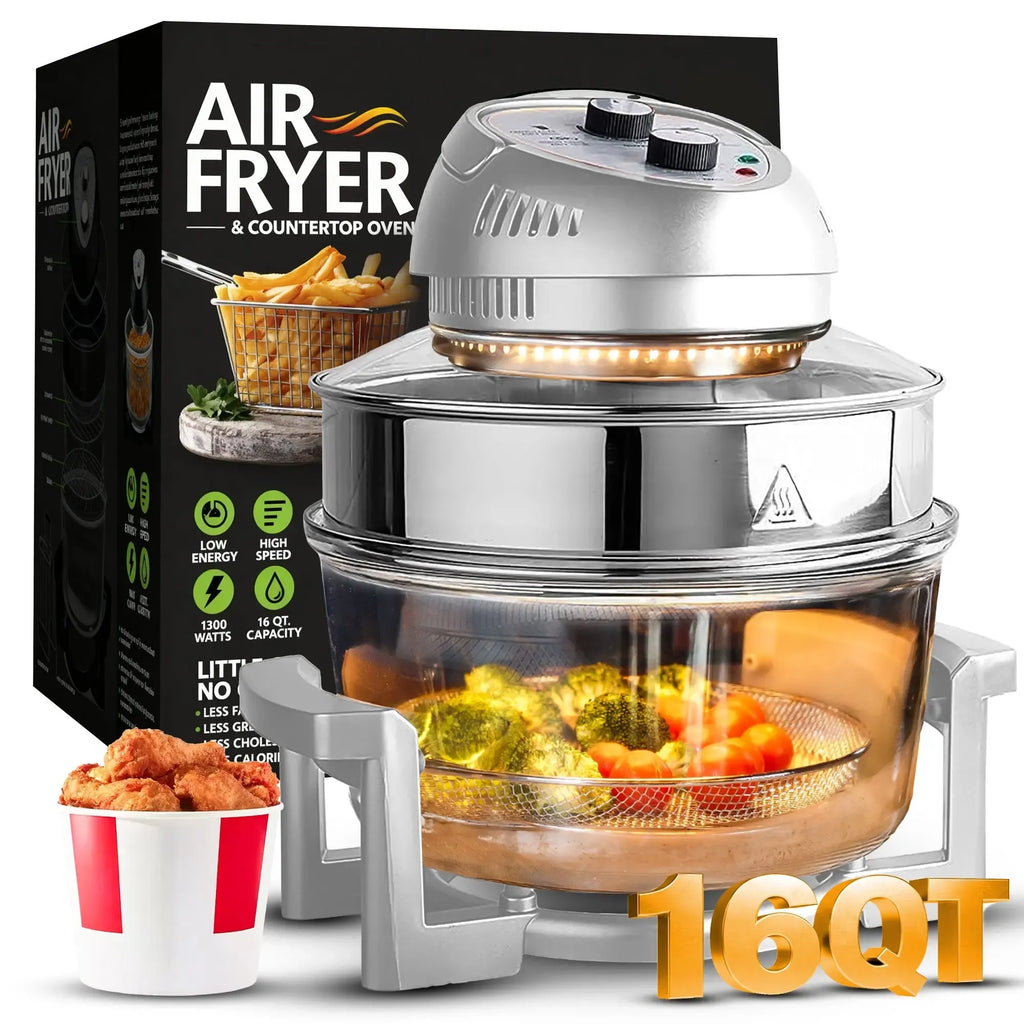 16-quarts extra stor airfryer – oljefri krispig matlagning för hälsosammare måltider