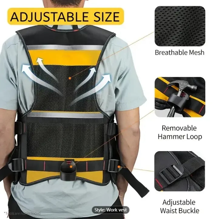 Cadeau gratuit🎁Cadeau exclusif : Gilet d'électricien réfléchissant haute résistance