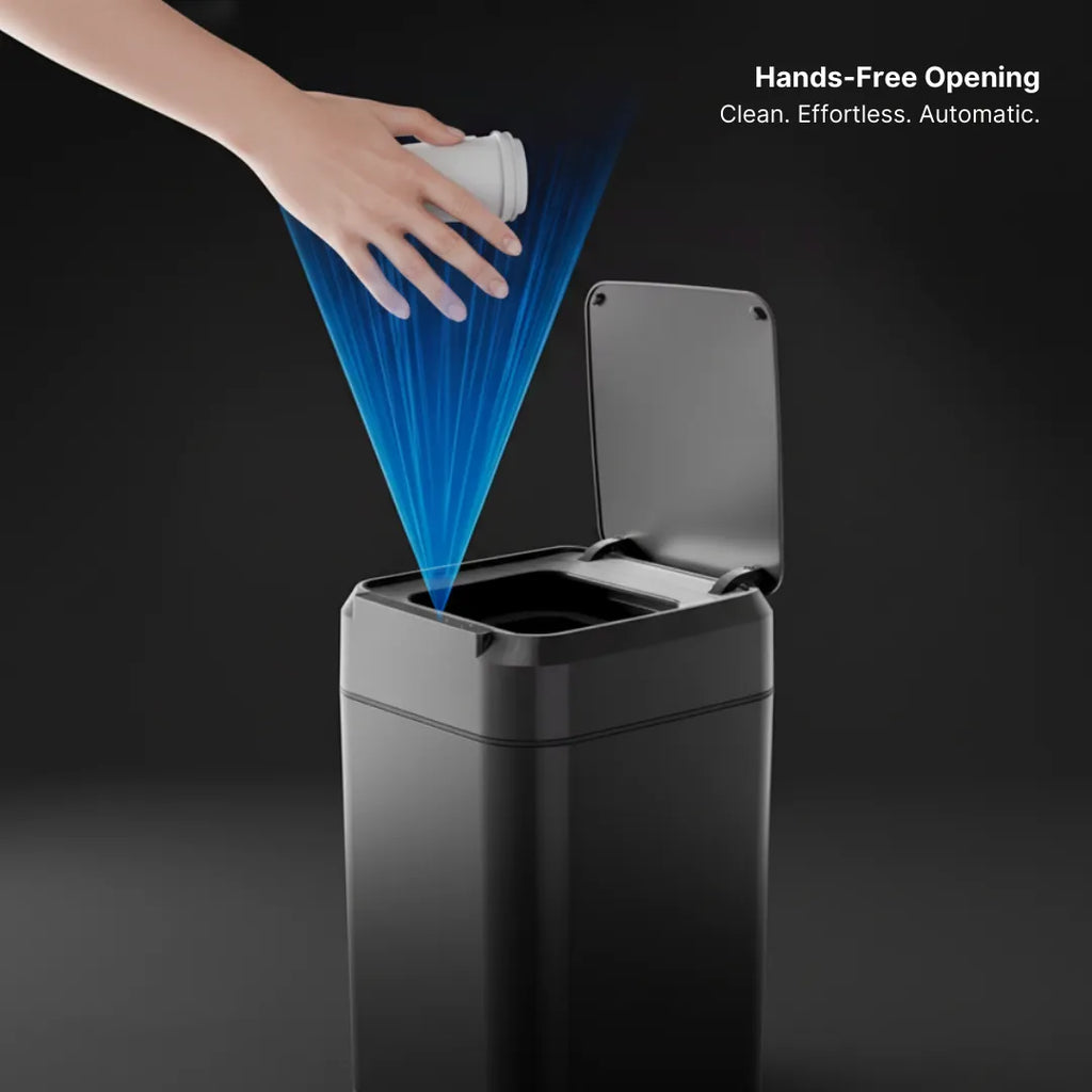 JJJSHOP™ 17L – Intelligenter Mülleimer mit Touchscreen und automatischer Versiegelung