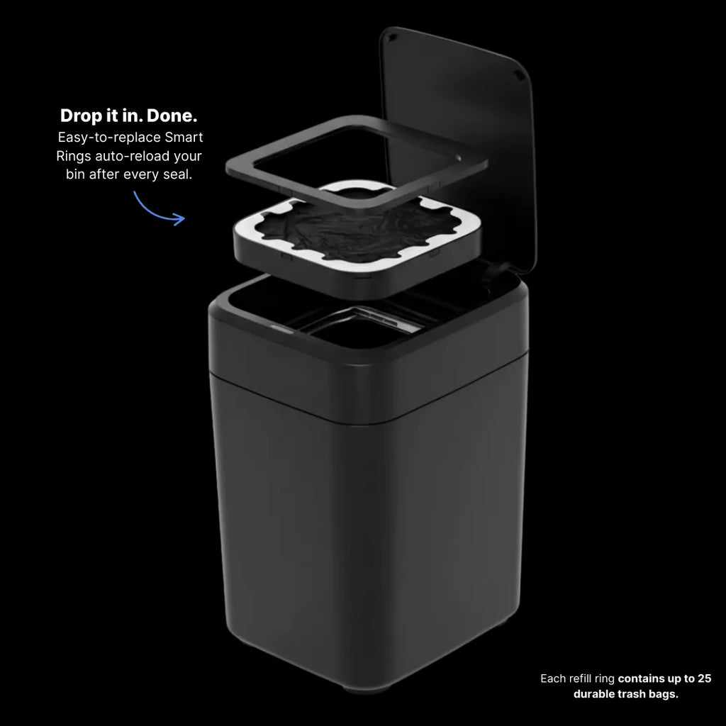 JJJSHOP™ 17L – Intelligenter Mülleimer mit Touchscreen und automatischer Versiegelung