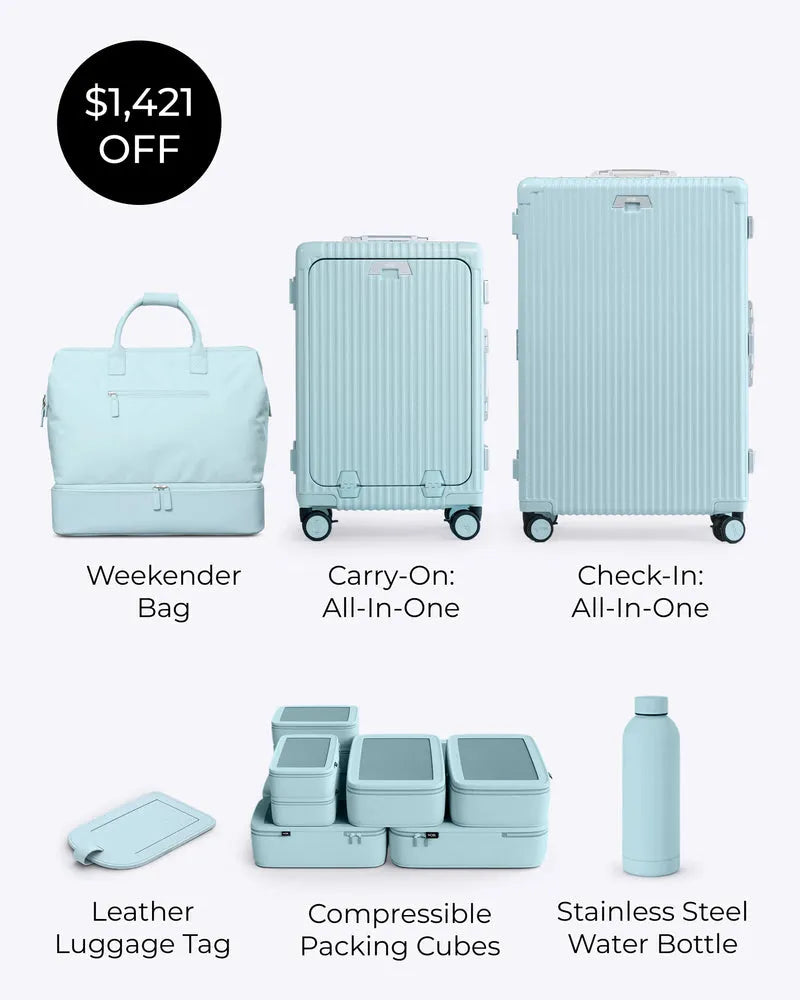 🎉 Vente Anniversaire 🎉 Pack Voyage d'Été 6.0 | Économisez plus avec le set de bagages ultime