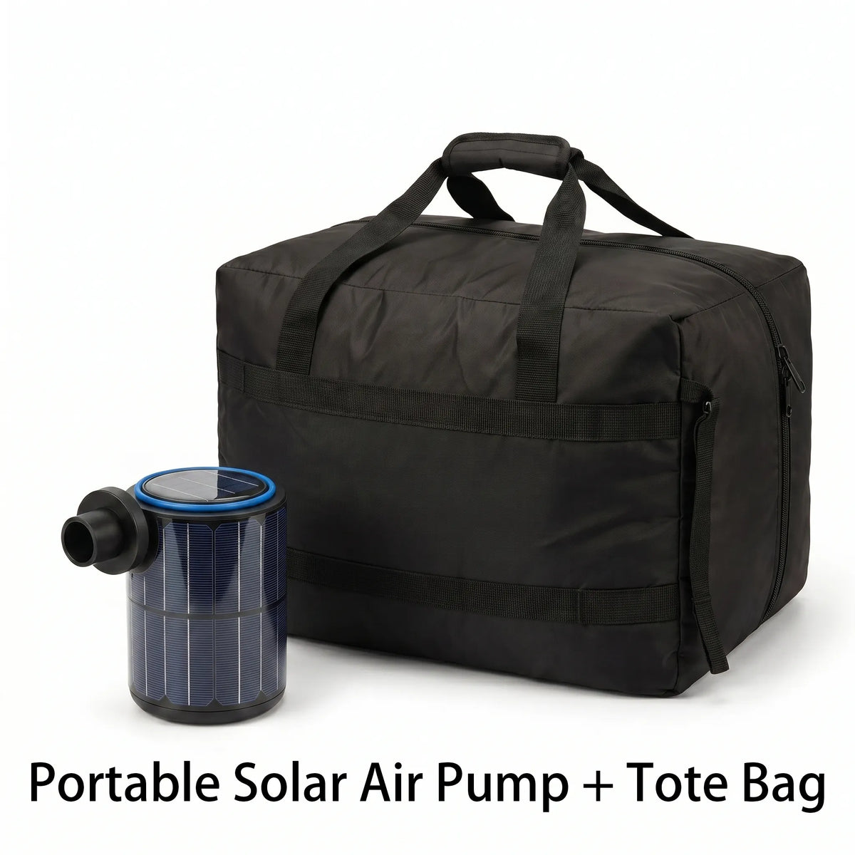 Bonus exclusif : Pompe à air solaire portable avec sac de transport