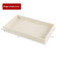 Assiette beige vide