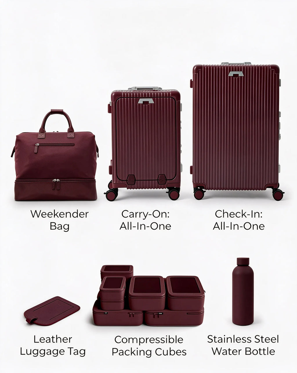 🎉 Vente Anniversaire 🎉 Pack Voyage d'Été 6.0 | Économisez plus avec le set de bagages ultime