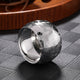 Silver Hand Fingerprint