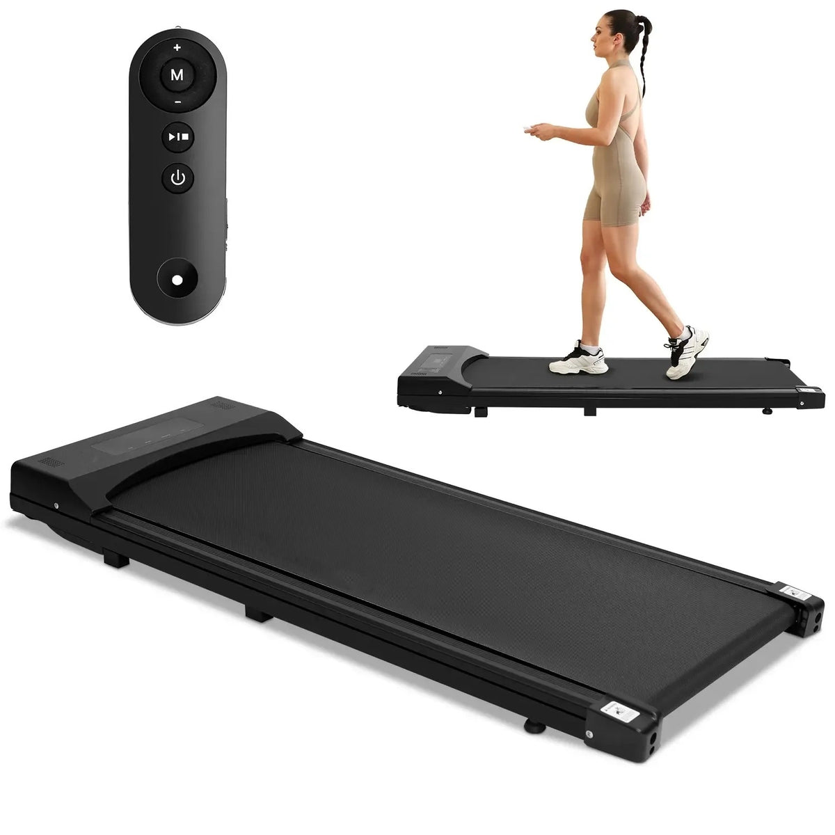 2-in-1-Laufband für unter den Schreibtisch – tragbar und leise