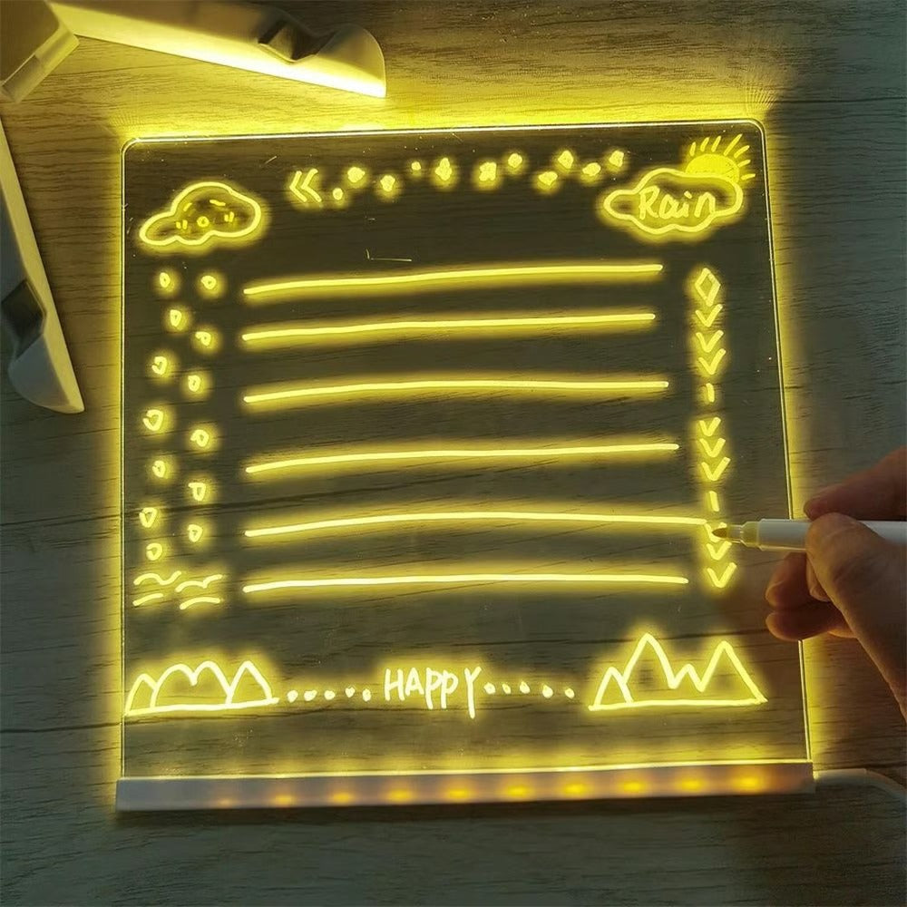 ✨LED-anteckningstavla med färger🎨