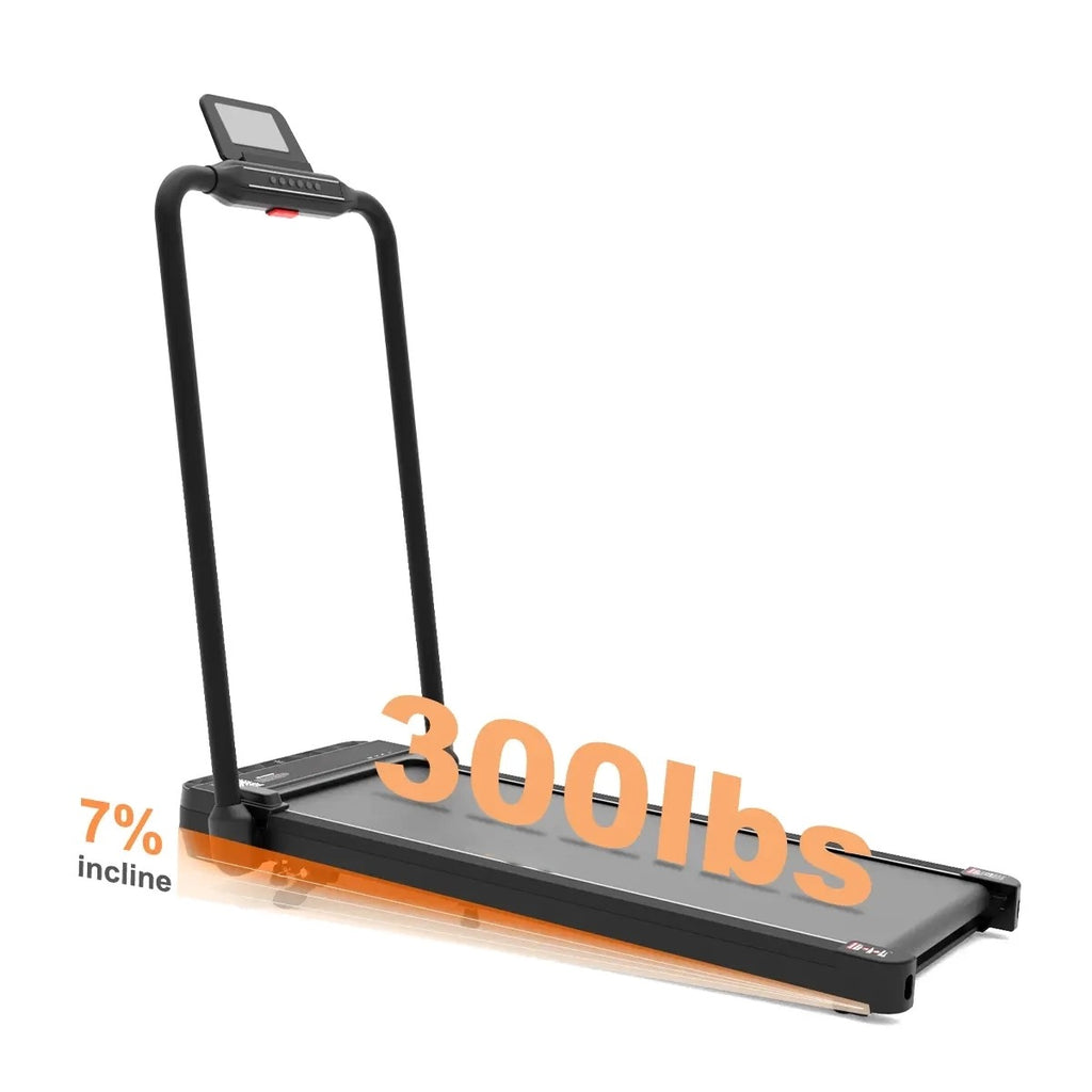 2-in-1-Laufband für unter den Schreibtisch – tragbar und leise