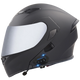 Matte Black - Silver Visor