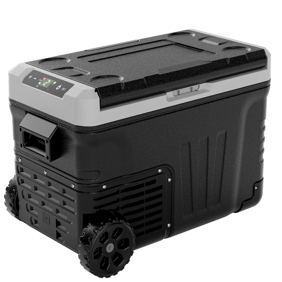 Portabel 12 V bilkyl och frys – elektrisk kylbox på 24/37/53 qt för husbil, lastbil, camping och resor