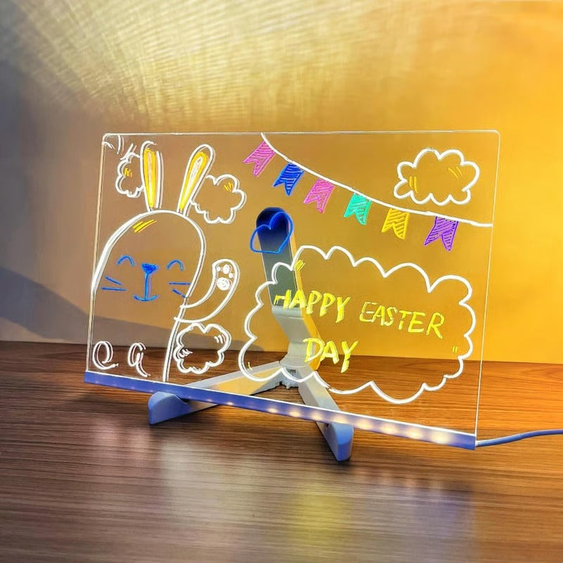✨LED-anteckningstavla med färger🎨