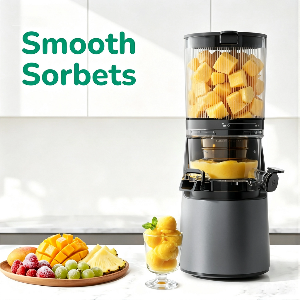 Premium 3-in-1 Cold Press Juicer | 6" Wide Feed Chute • Self-Precut • Brushless Motor • BPA-Free