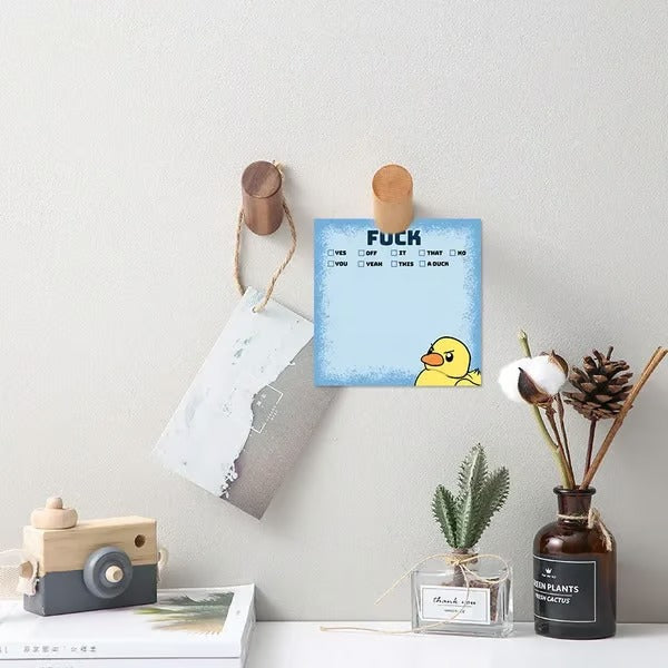 🤣Funny Sassy Duck Sticky Notes🎁