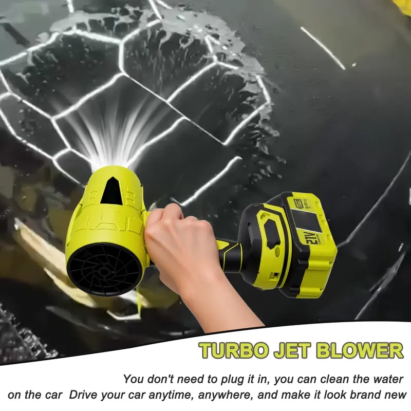 🔥Promotion exceptionnelle : -49 % sur le souffleur de feuilles Turbo Jet | Souffleur de feuilles sans fil pour feuilles de jardin