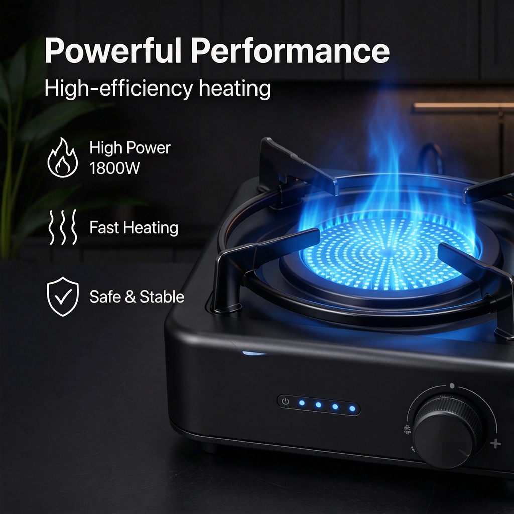 Portabel solspis | Inbyggt uppladdningsbart batteri, USB-laddning och energieffektiv sladdlös matlagning