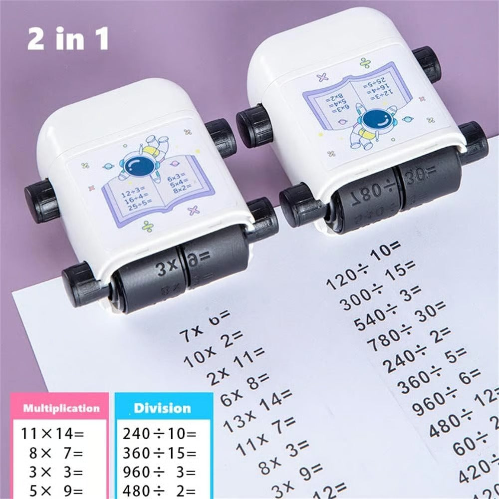 2-in-1-Mathestempel für Kinder