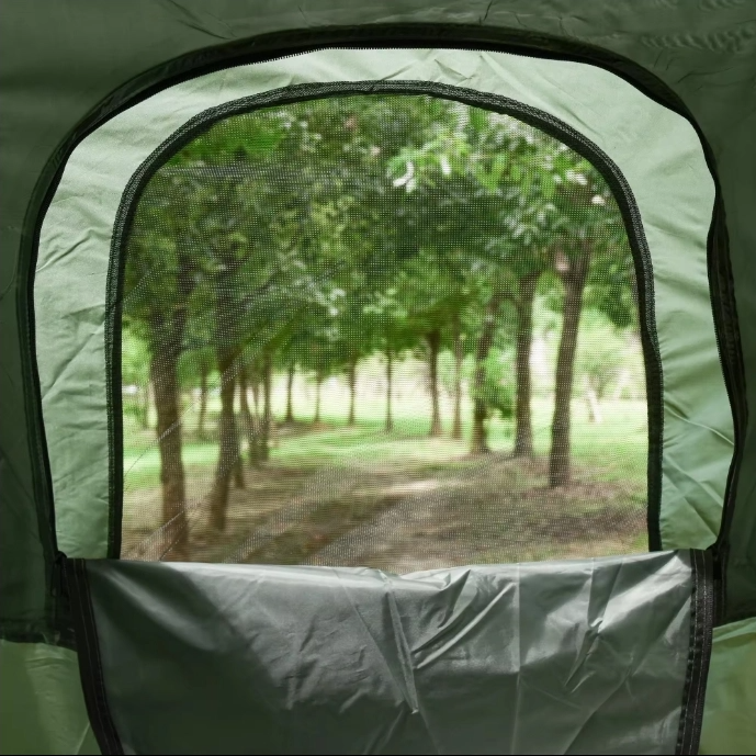 4-in-1 Foldable Camping Cot with Tent & Mattress